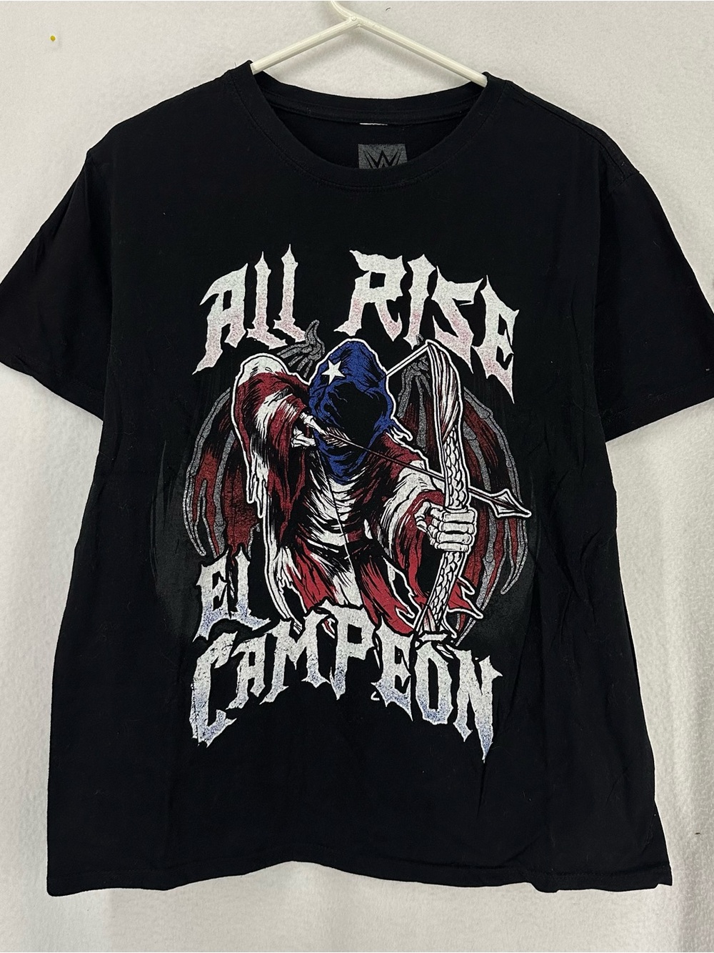 WWE Damian Priest All Rise El Campeon Graphic T Shirt Men’s Small Black